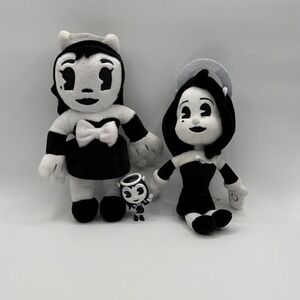 Bendy and The Ink Machine Alice Angel Plush Toy Figure‎ Set 3 pcs